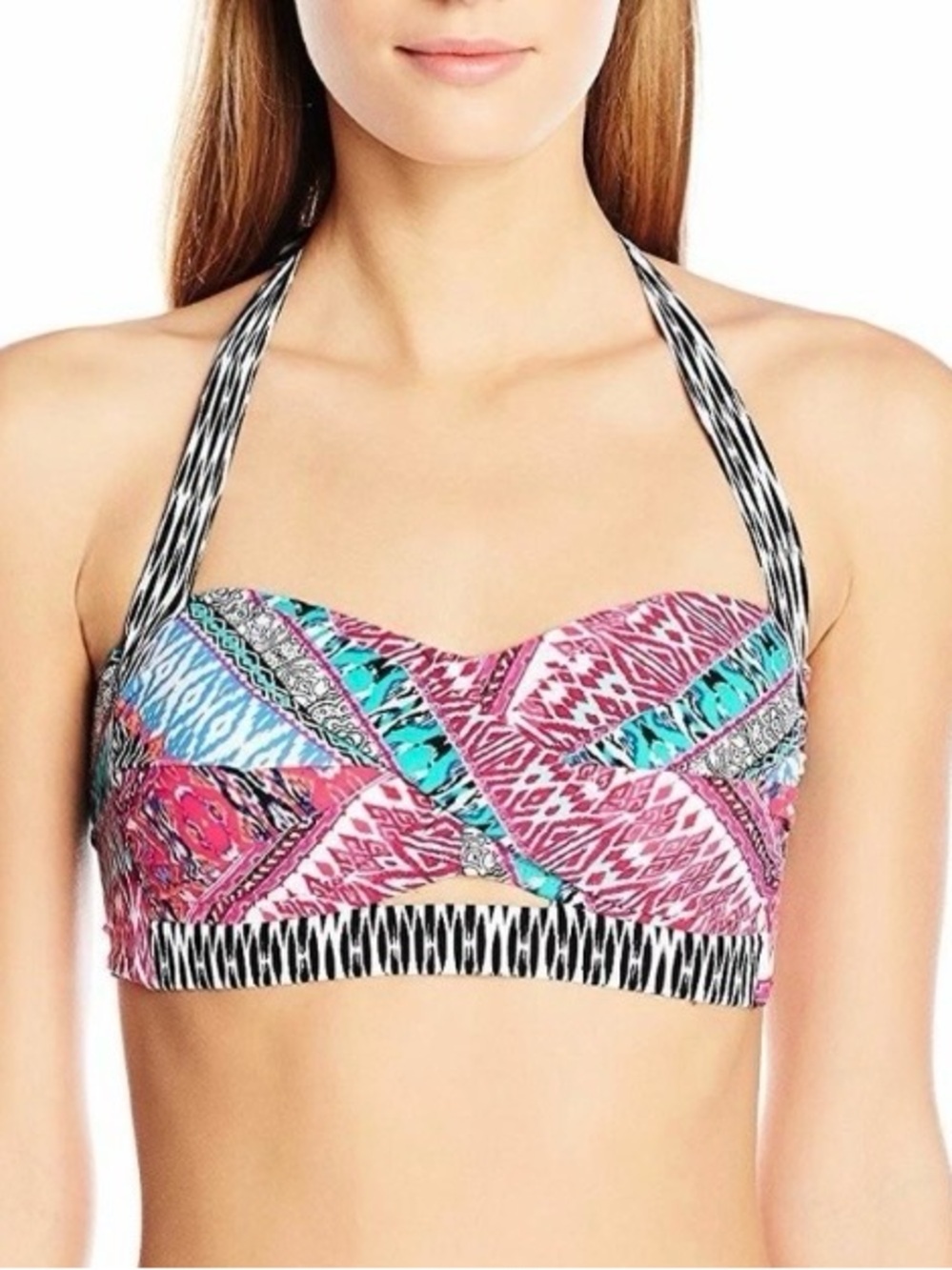 Kenneth Cole Reactions 2 Piece Bikini Set Aztec Pattern (Large) - Picture 3 of 9